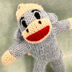Sock Monkey Keychain